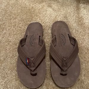 Brown Rainbows Sandals